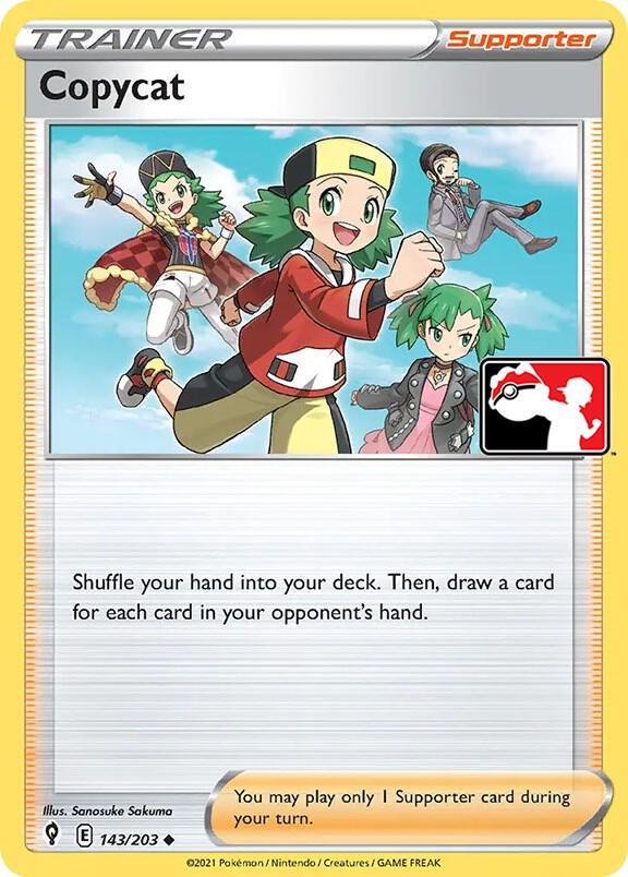 Evolving Skies Copycat [Holo-Prize-Pack-Stamp] Pokémon card